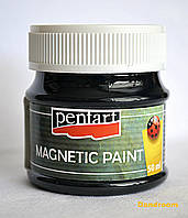 Краска с эффектом магнита, Черная, 50 мл, Pentart