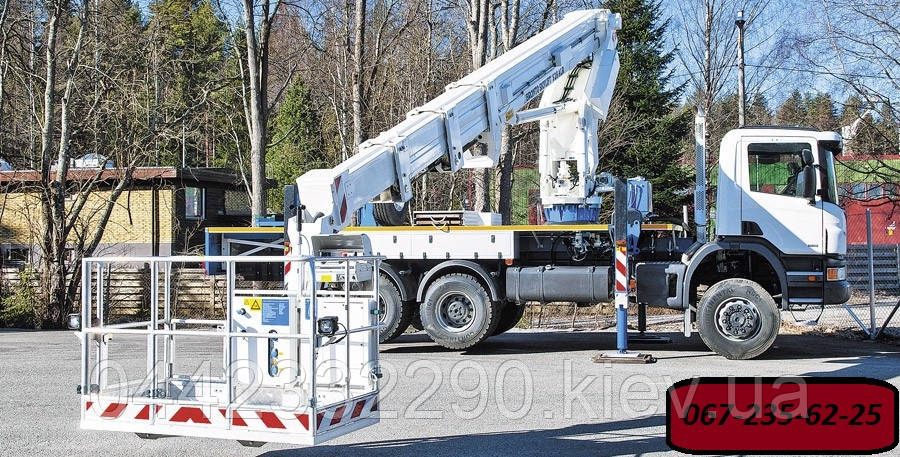 Оренда автовишки 38 метрів "SCANIA"