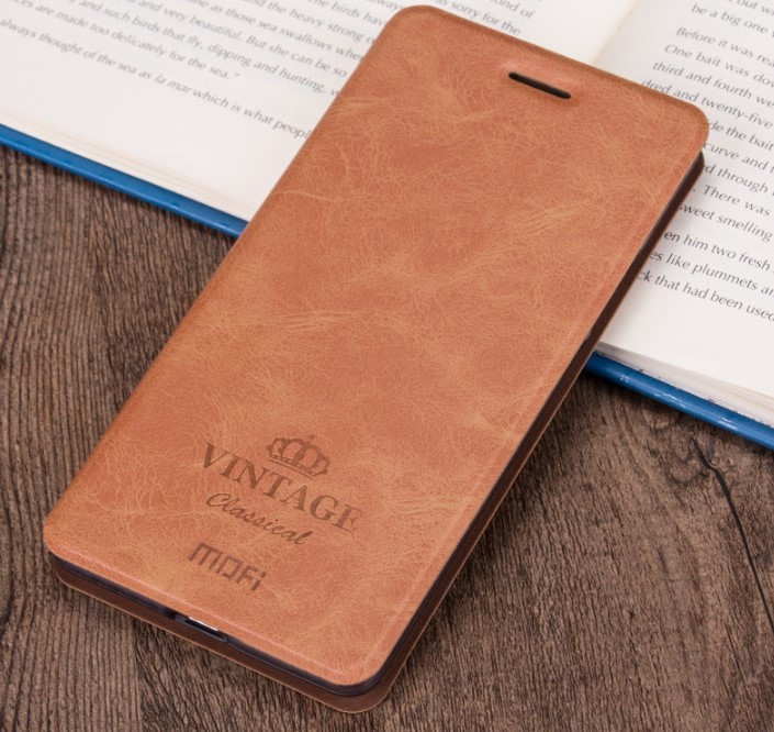 Чохол-книжка MOFI Vintage Series для Xiaomi Redmi Note 8 brown