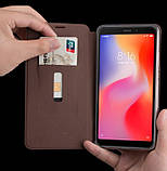 Чохол-книжка MOFI Vintage Series для Xiaomi Redmi Note 8 brown, фото 3