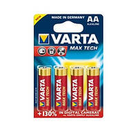 Батарейка VARTA MAX T.LONGLIFE POWER R-6 AA Блістер алкалайн  (4008496105946,02)