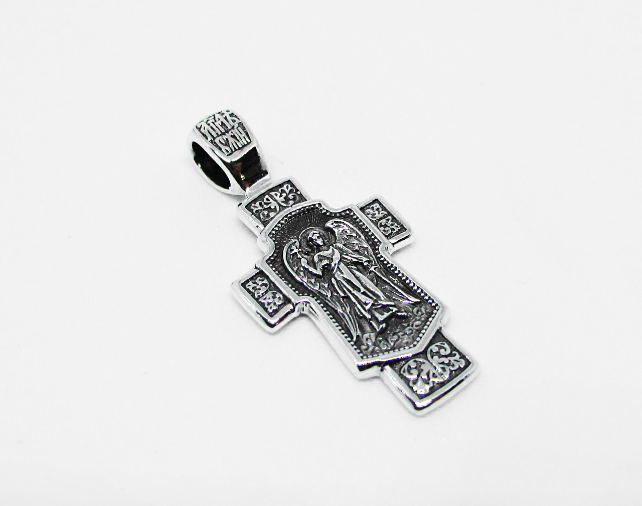 Крест серебряный Ангел Хранитель - фото 2 - id-p372161742