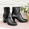Черевики жіночі на стійкому каблуці, фото 3