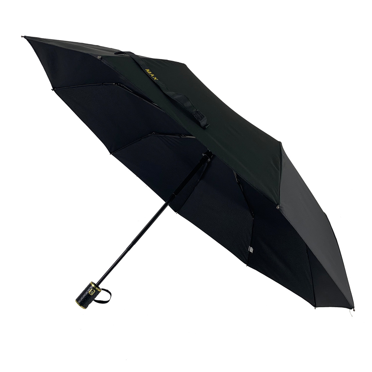 Чоловіча автоматична парасоля з системою антивітер від Max, чорний, 715-1