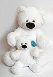 М'яка іграшка Ведмідь Аліна Бублик 95 см білий, фото 5