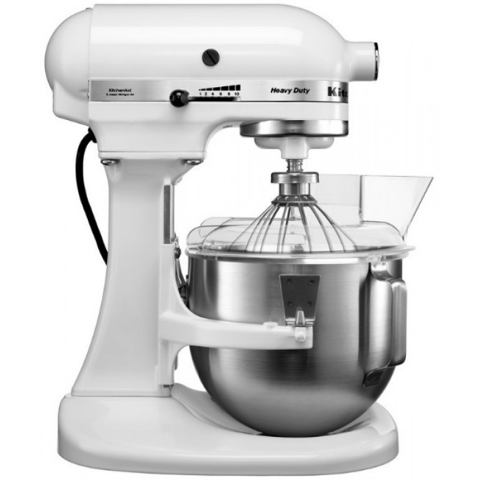 Професійний планетарний міксер KitchenAid Heavy Duty 5KPM5EWH, 4.8 л, білий