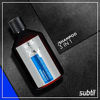 Шампунь 3 в 1 для щоденного використання, Subtil XY gamme homme shampoing 3 en 1 unique