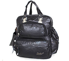 Чоловіча дорожня текстильна сумка SB09061 чорна