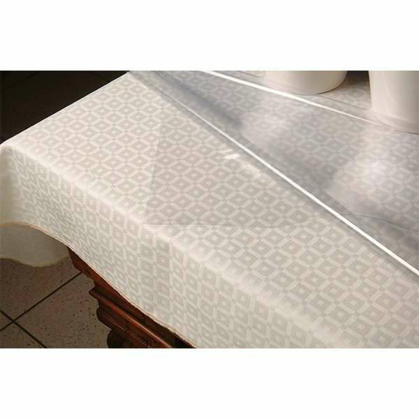 Клейонка прозора силіконова 300 мкм на розмотування, фото 1