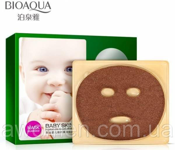 Набір масок Bioaqua Baby Skin Seaweed Mask, водорості на тканинній основі (7 штук)