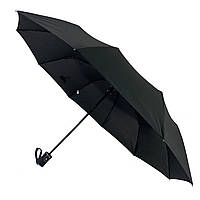 Чоловіча парасоля напівавтомат Max на 10 спиць, чорний, 366-1