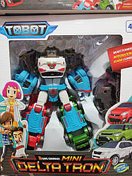 Трансформер Тобот Дельтарон Deltatron (робот X, D, Z) 20 см 3 в 1 три машини збираються в тобота