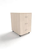 Тумба Т-1 офісна мобільна з трьома ящиками, фото 8