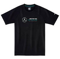 Мужская футболка Mercedes AMG Petronas Motorsport Logo T-Shirt, Men's, Black (B67995431)