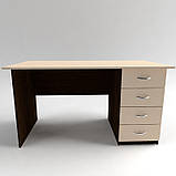 Стіл офісний робочий із чотирма шухлядами СР-5, фото 5