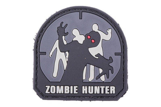 Naszywka 3D – Zombie Hunter - czarna [GFC Tactical] (для страйкболу), фото 1