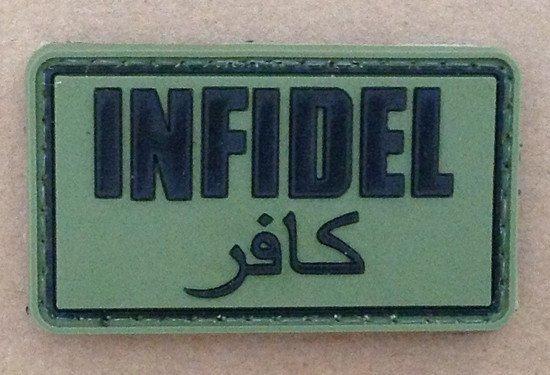 Naszywka 3D - Infidel - olive [GFC Tactical] (для страйкболу)