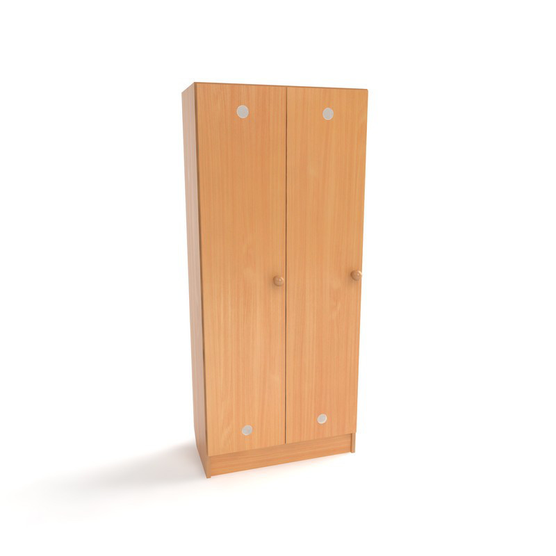 Шафа для роздягалки дитяча двосекційна (620*250*1250h), фото 1