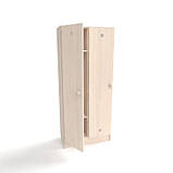 Шафа для роздягалки дитяча двосекційна (620*250*1250h), фото 7