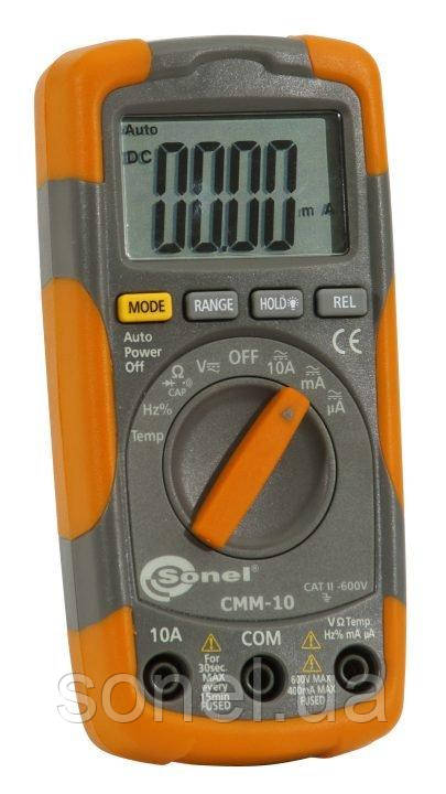 Мультиметр цифровий сертифікований CMM-10, фото 1