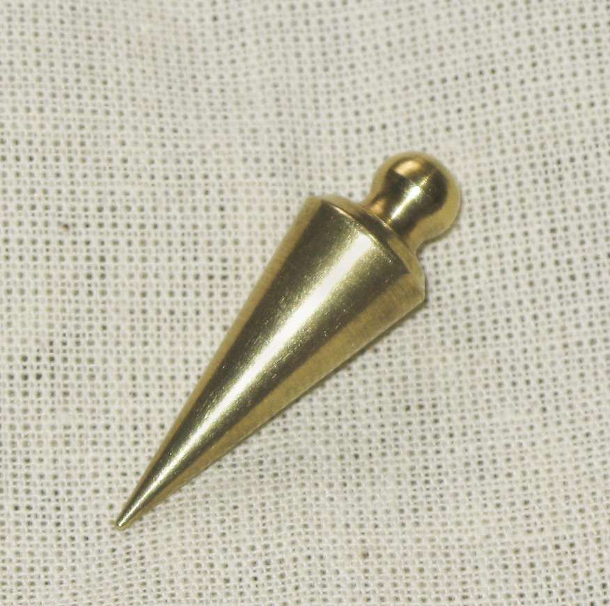 Маятник для біолокації "Конус", латунь ( №2 ), фото 1