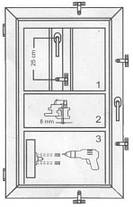 Замок від злому на вікна, обмежувач відкривання, Україна, Akpen security lock, фото 3