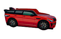Ліжко для машини серія Преміум-модель Range Rover P 001 червоний зі спортивним матрацом, фото 5
