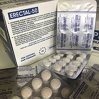 Эректал 50 натуральные таблетки для мужчин, лечение простаты, по 400 мг. Финляндия