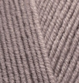 Нитки пряжа для в'язання напіввовна Lana Gold Лана Голд № 584 - кава з молоком