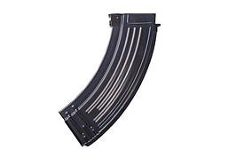 Металевий чорний магазин АК/АКМ на 120 кульок [E&L] (для страйкболу)