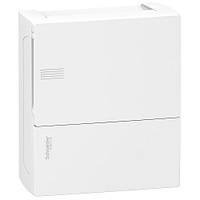 Щит навісний MINI PRAGMA 1 ряд 8 модулів, пластиковий, білі двері, Schneider Electric