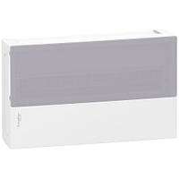 Щит навісний MINI PRAGMA 1 ряд 18 модулів, пластиковий, димчаста двері, Schneider Electric