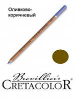 Карандаш пастельный Оливковый коричневый, Cretacolor