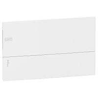 Щит вбудовуваний 18 модулів Schneider electric Mini Pragma білі двері MIP22118
