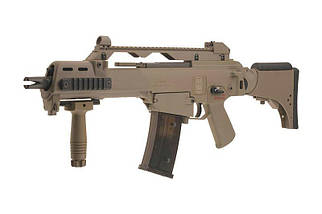 Аналог автоматичної гвинтівки SA-G12V EBB - tan [Specna Arms] (для страйкболу), фото 3