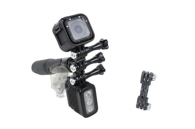 Podwójne ramię montażowe do kamer typu GoPro [TMC] (для страйкболу), фото 1