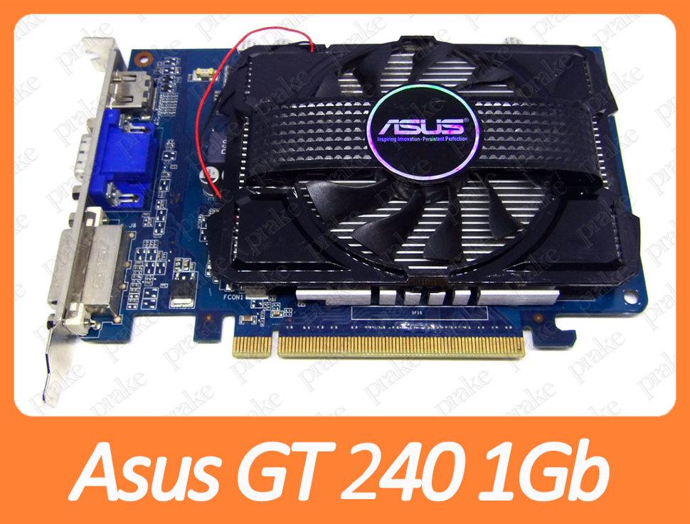 Відеокарта Asus GT 240 1Gb PCI-Ex DDR3 128bit (DVI + HDMI + VGA) ENGT240