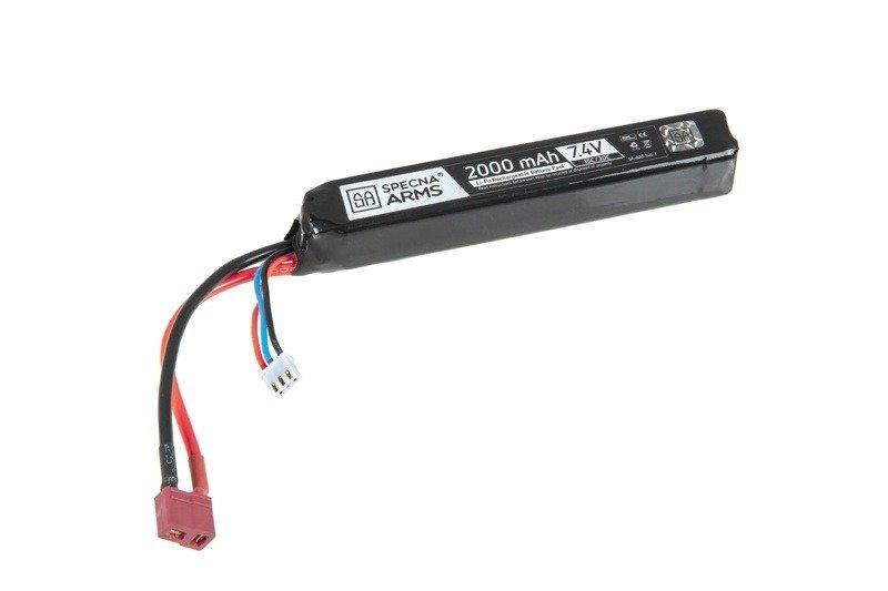 Акумулятор LiPo 7,4V 2000 mAh 15/30C-T-Connect (Deans) [Specna Arms] (для страйкболу)