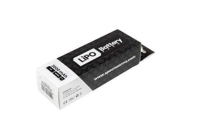 Акумулятор LiPo 7,4V 2000 mAh 15/30C-T-Connect (Deans) [Specna Arms] (для страйкболу), фото 3