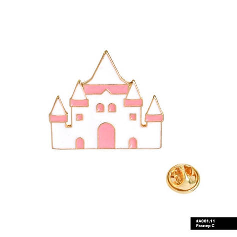 Значок металевий Пін Pin City-A Аліса в країні чудес Замок №885, фото 1