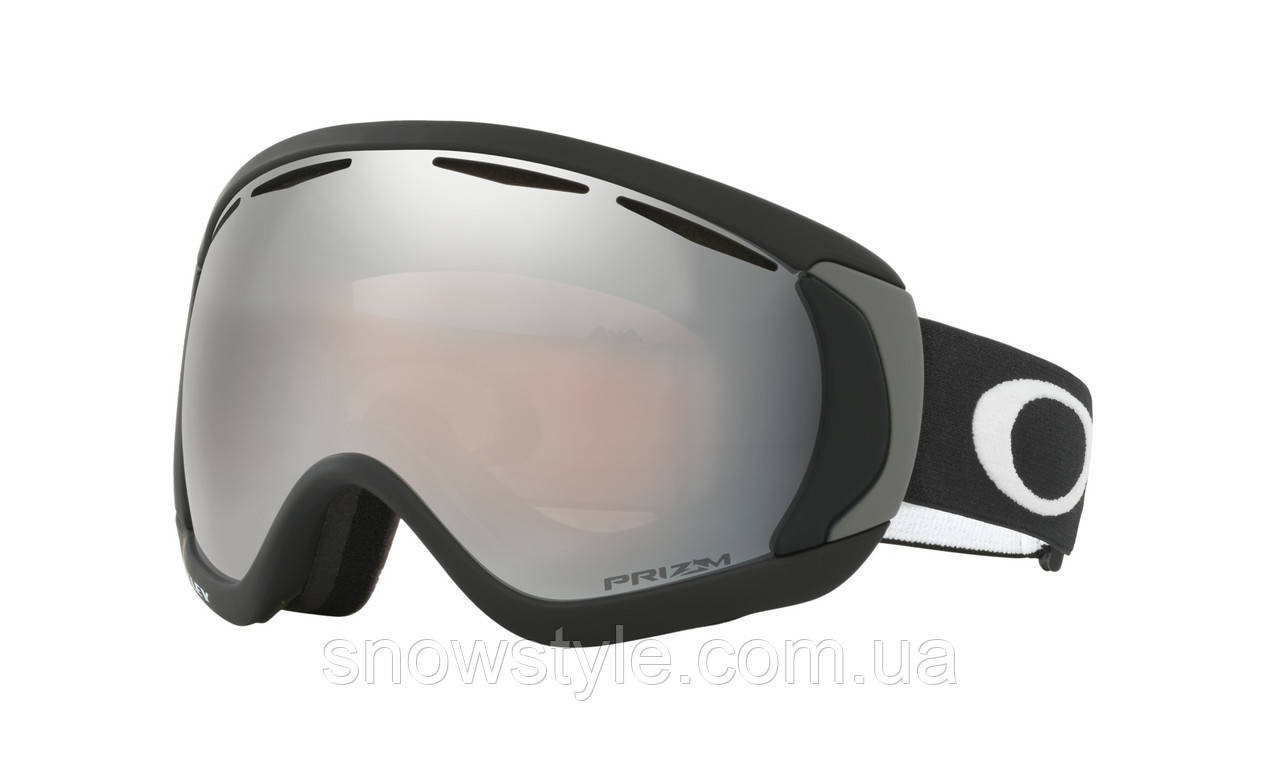 Гірськолижна маска Oakley Canopy Matte Black Лінза Prizm Black Iridium, фото 1