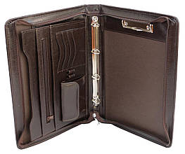 Папка ділова Jpb із еко шкіри коричнева