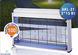 Пастка (знищувач) комах Delux AKL31 S до 100 м. кв., 2*15вт 90011593