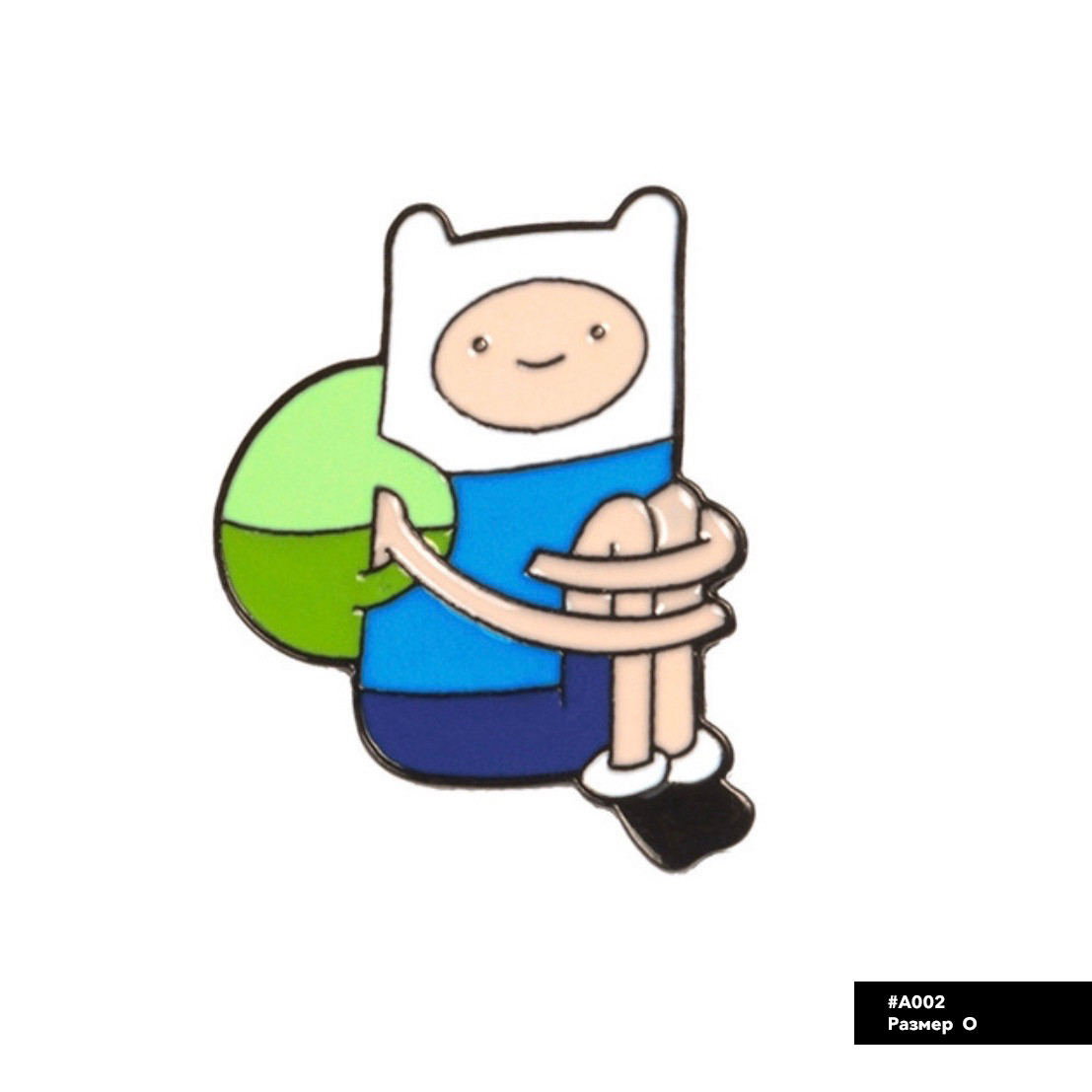 Значок металевий Пін Pin City-A Adventure Time Фінн і Джейк Фін №896