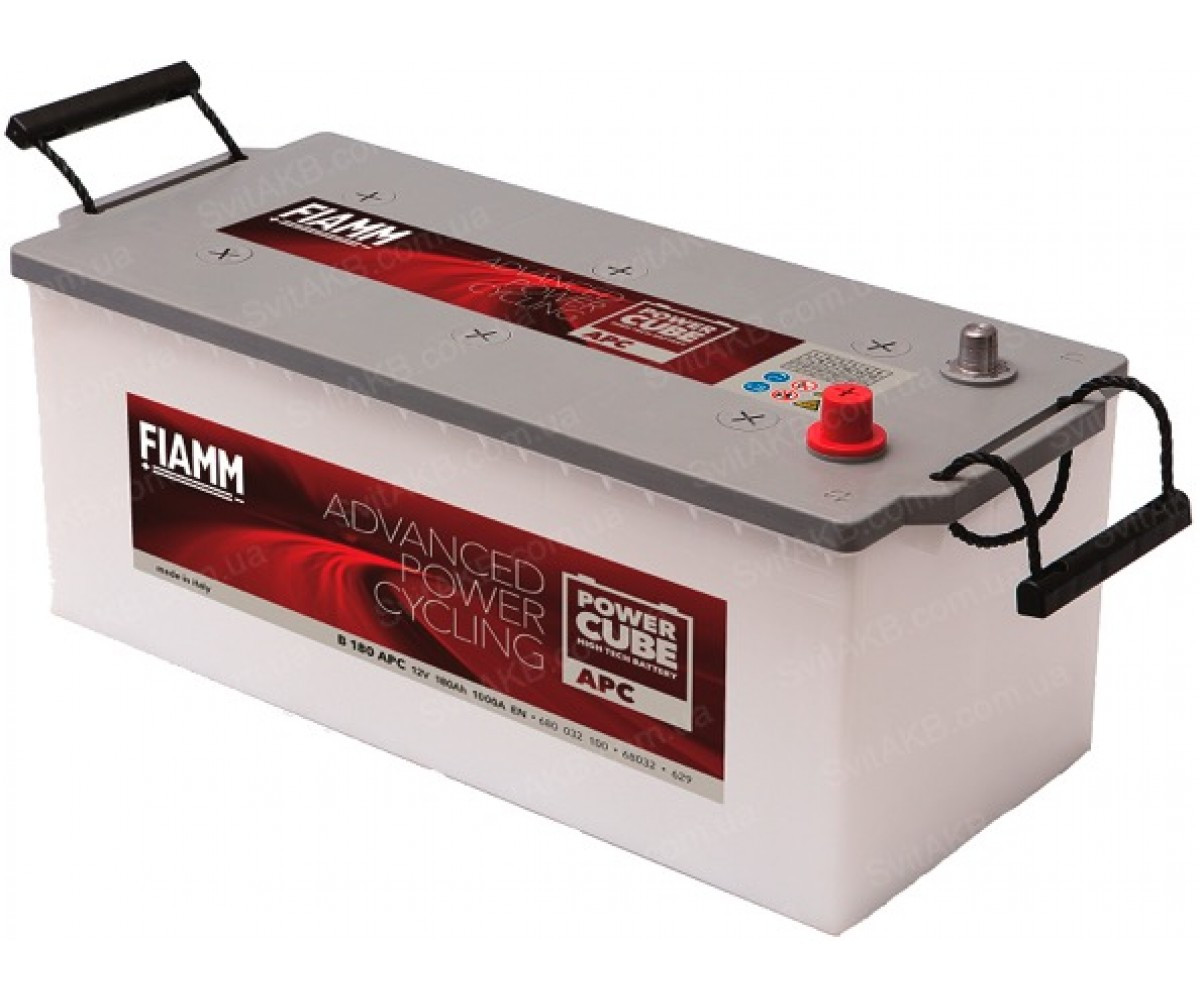 АКБ FIAMM 6CT- 180Аз 1000А R+ POWER CUBE APC 513x223x223