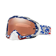 Маска Oakley Mayhem Pro Troy Lee Designs Edition Glory RWB Линза Prizm MX Black