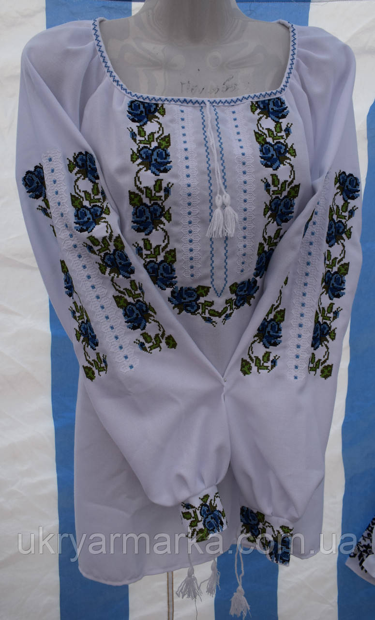 Жіноча вишита блузка "Квіткова долина", фото 1