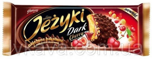 Печиво Jezyki Dark cherry Goplana, 140 г