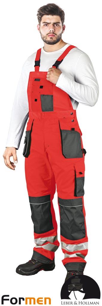 Напівкомбінезон робочий сигнальний LEBER&HOLLMAN (спекота сигнальна) LH-FMNX-B CSB