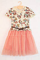 Плаття на дівчинку з пояском 90-130